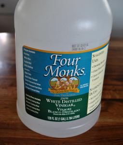 vinegar cleaning natural spring way four monks bottle used